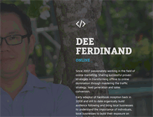 Tablet Screenshot of deeferdinand.com